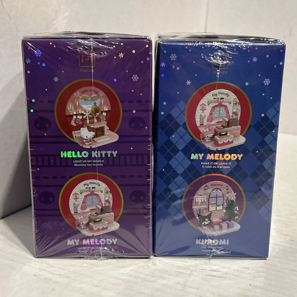 NEW Sanrio Hello Kitty Holiday Collection Building Blocks Kuromi Cinnamoroll‎